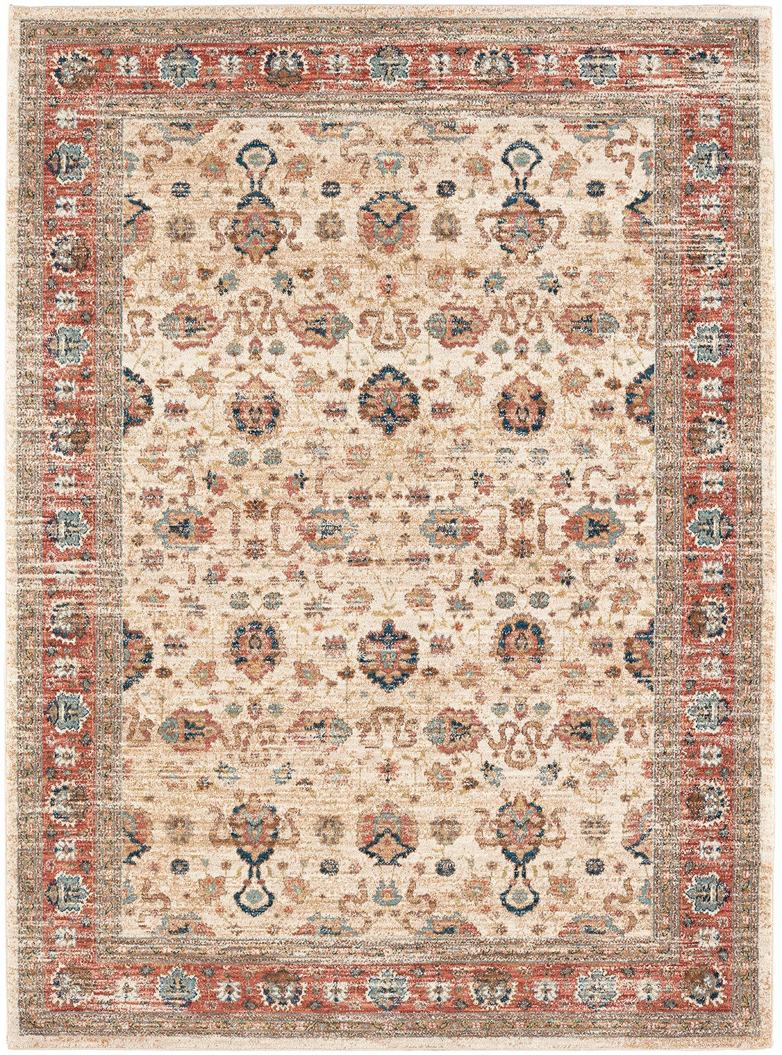 Karastan Area Rugs Spice Market Koyna Cream 8' x 11' Rectangle Rug